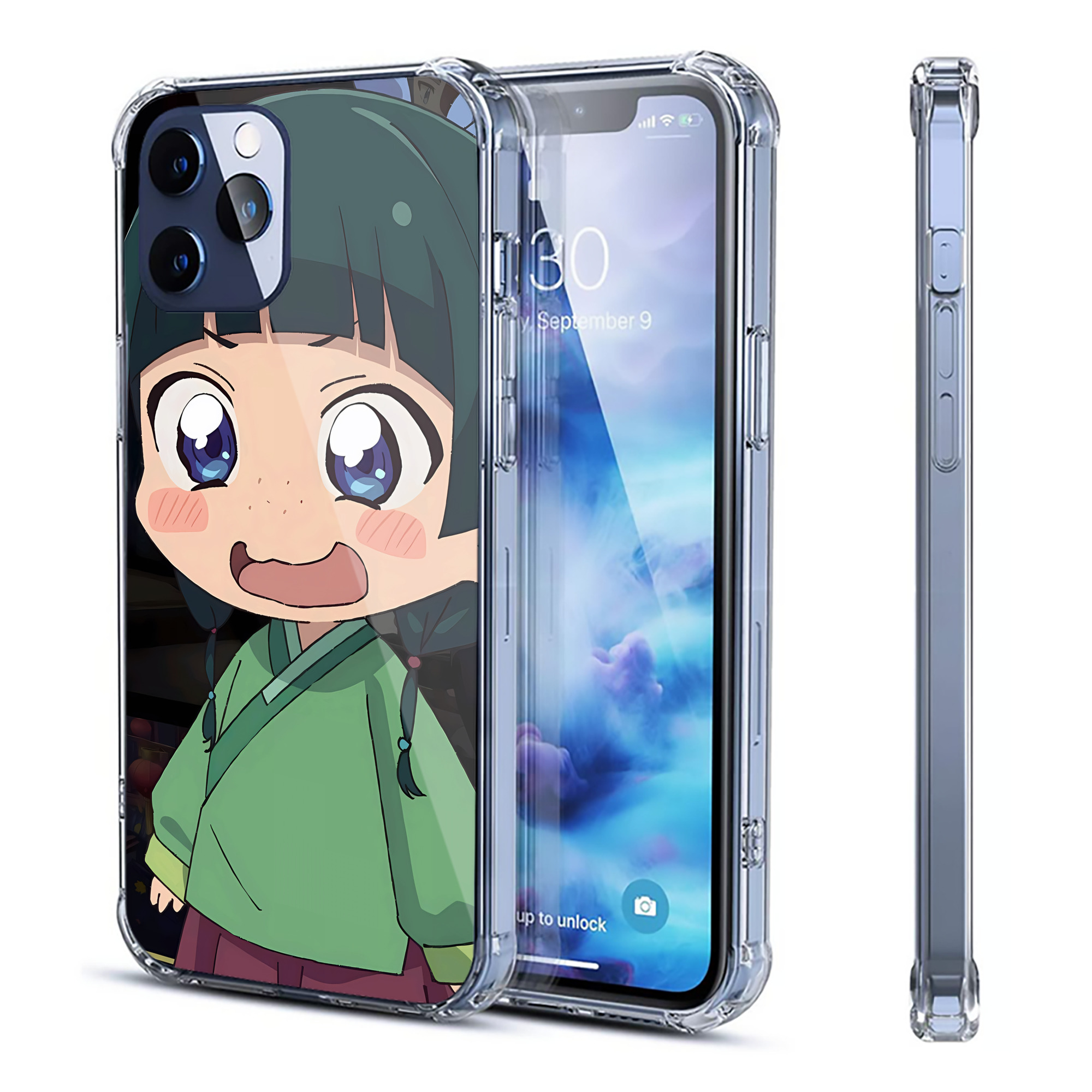 （画像用） 薬屋のひとりごと The Apothecary Diaries 【iPhone 12シリーズ対応】透明スマホケース（クリアソフトケース）
